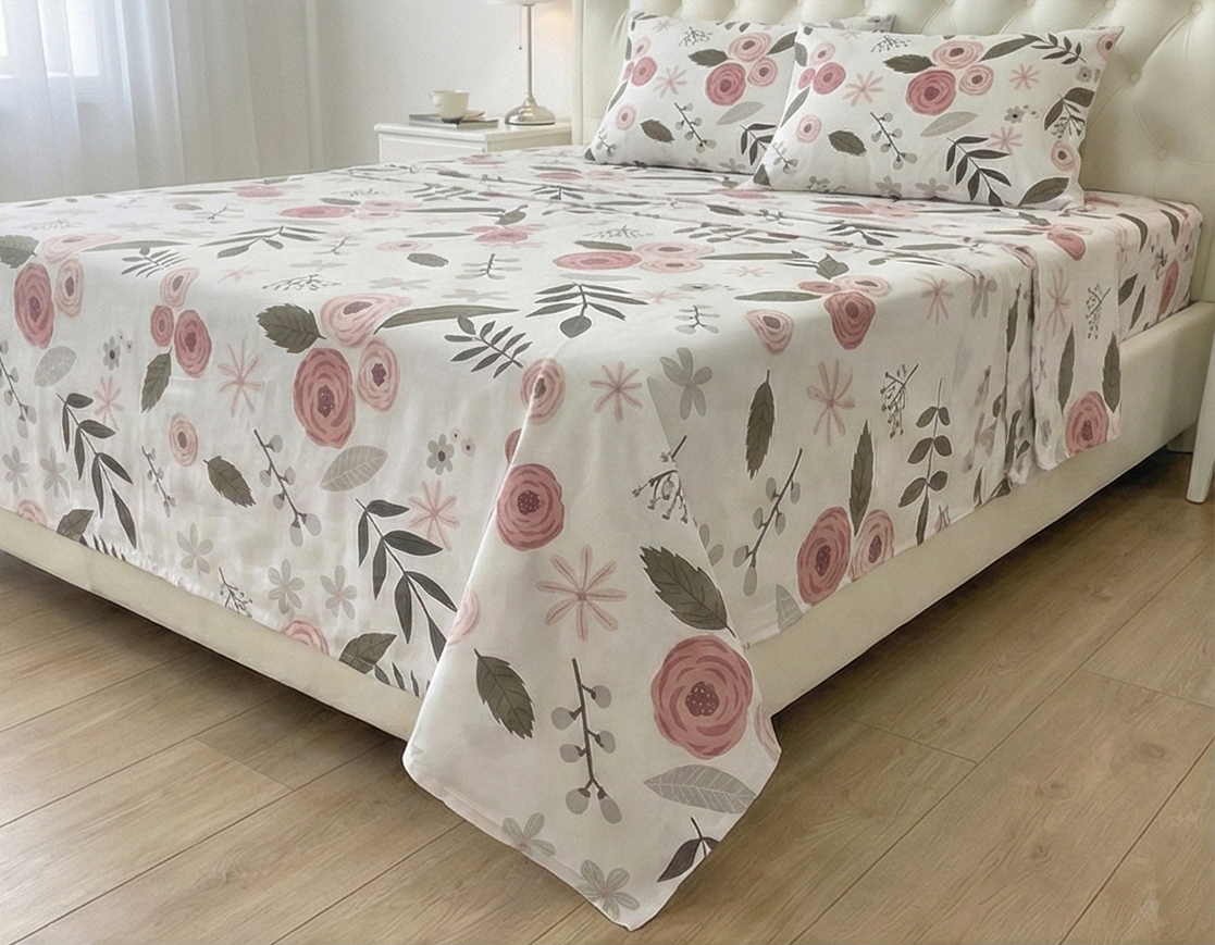 Spring Rose Bed sheets - 5 pieces