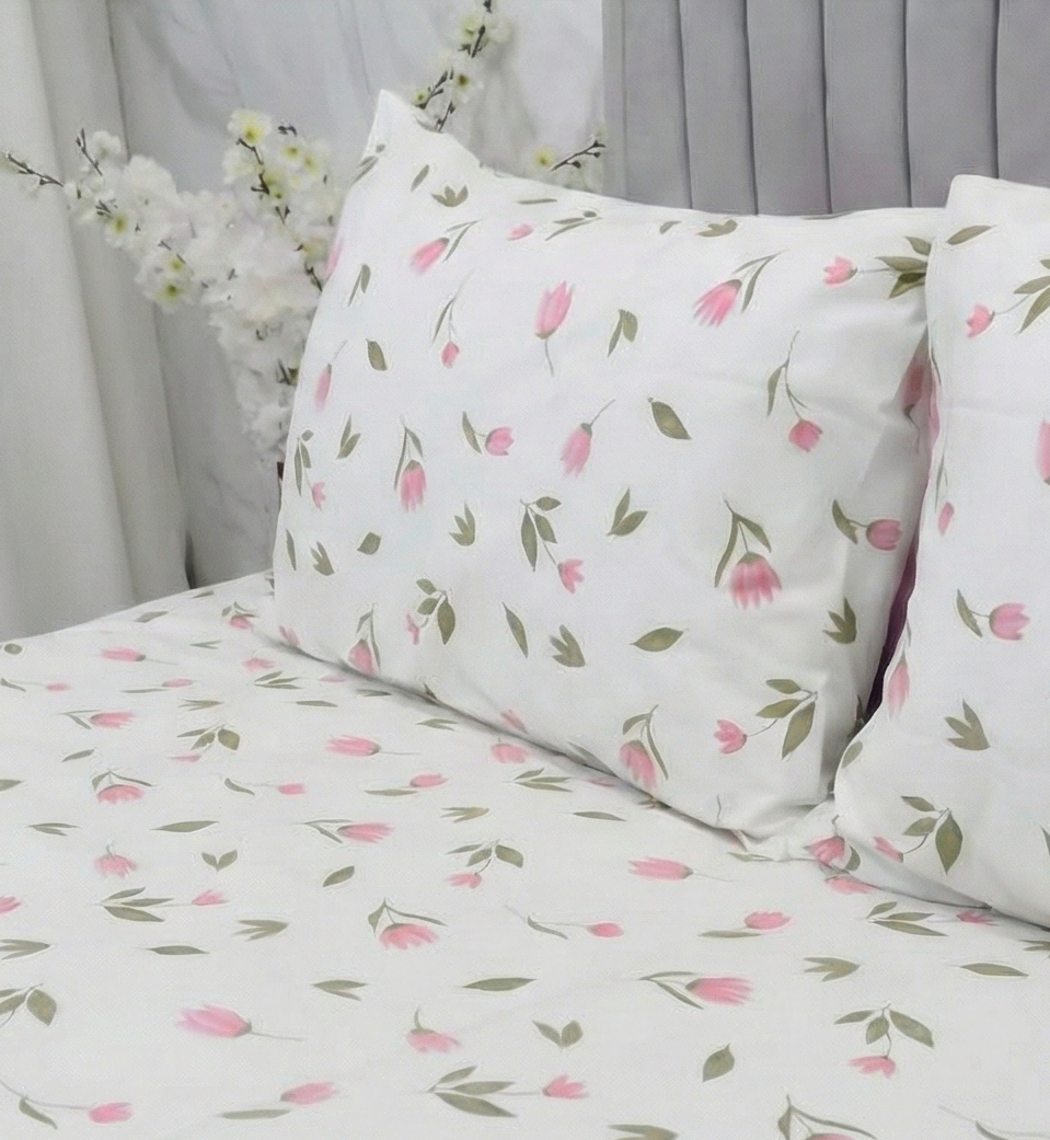 Pink Tulip Bed sheets - 5 pieces