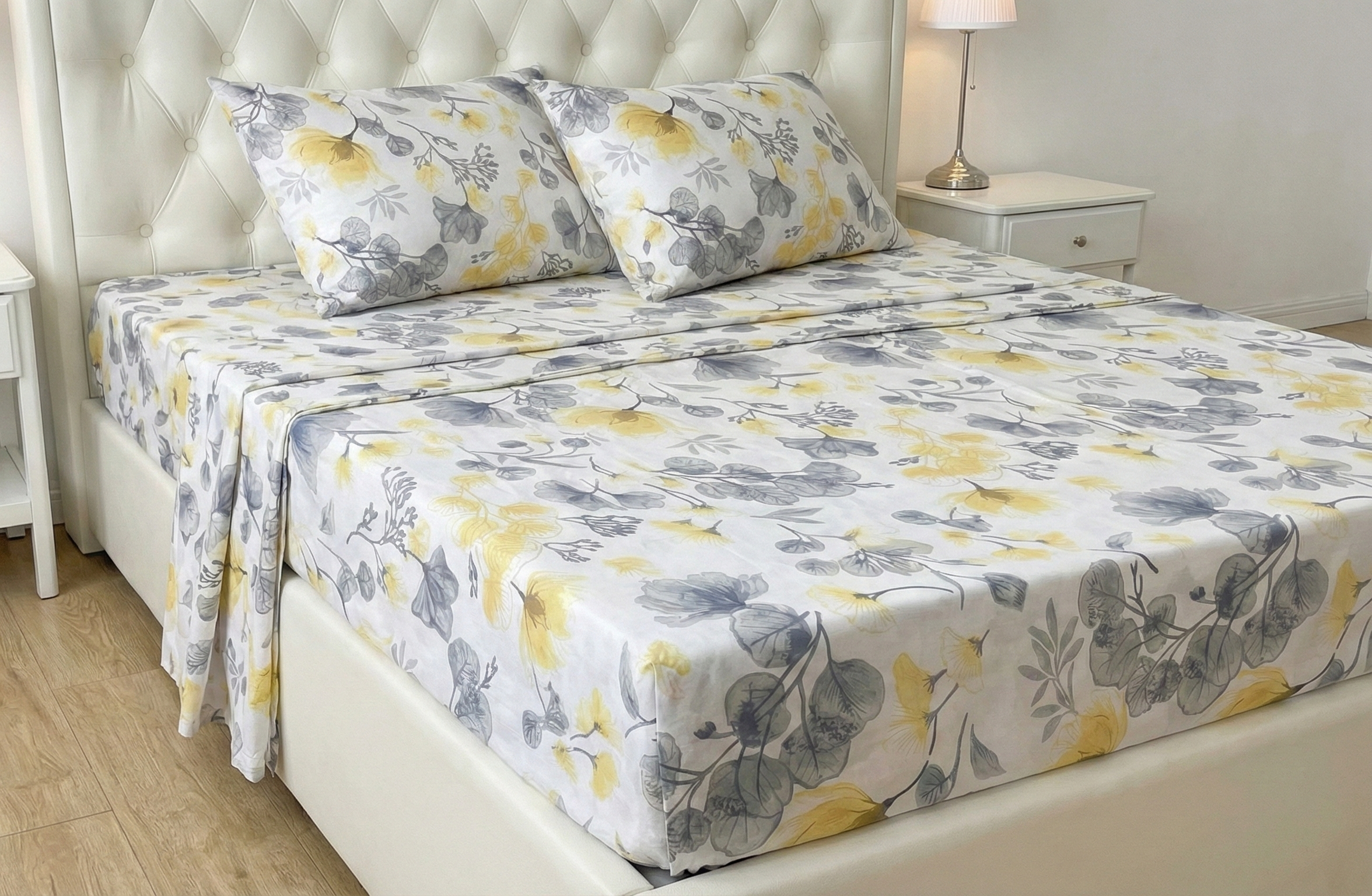 Soft Flora Bed sheets - 5 pieces