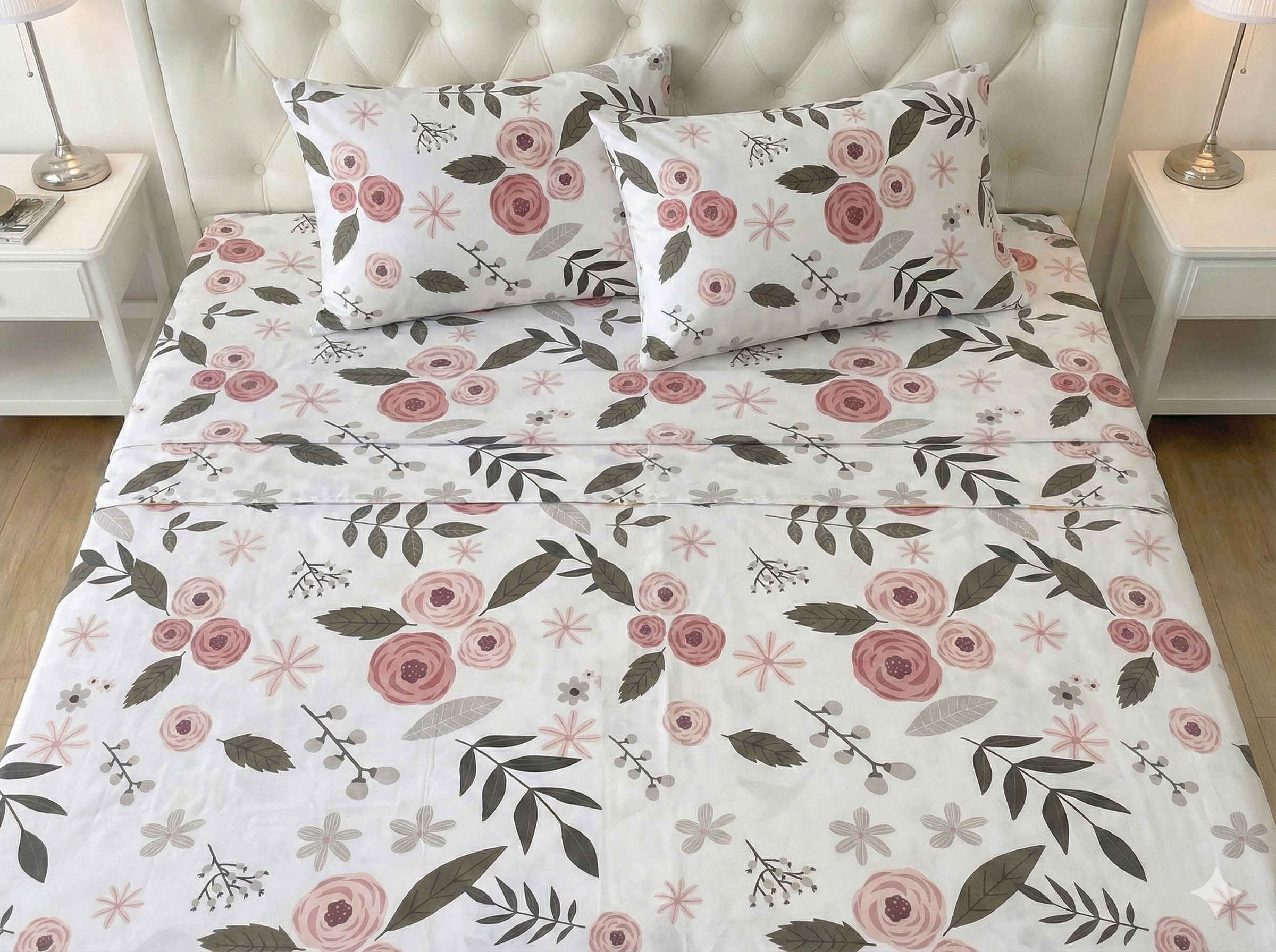 Spring Rose Bed sheets - 5 pieces
