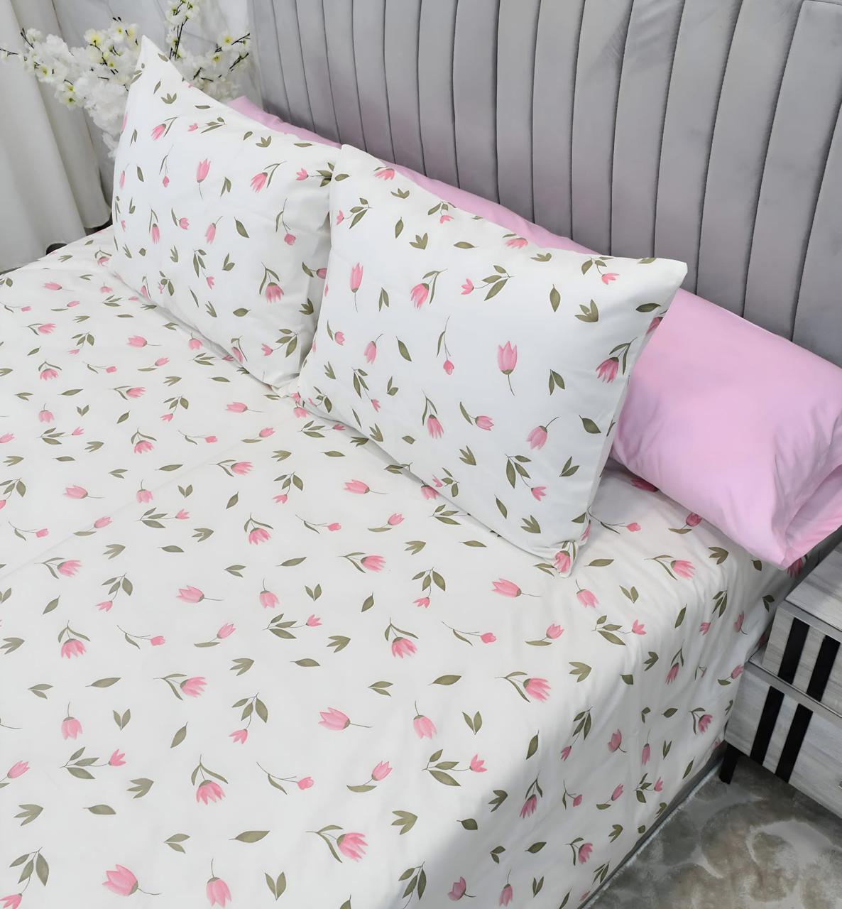 Pink Tulip Bed sheets - 5 pieces