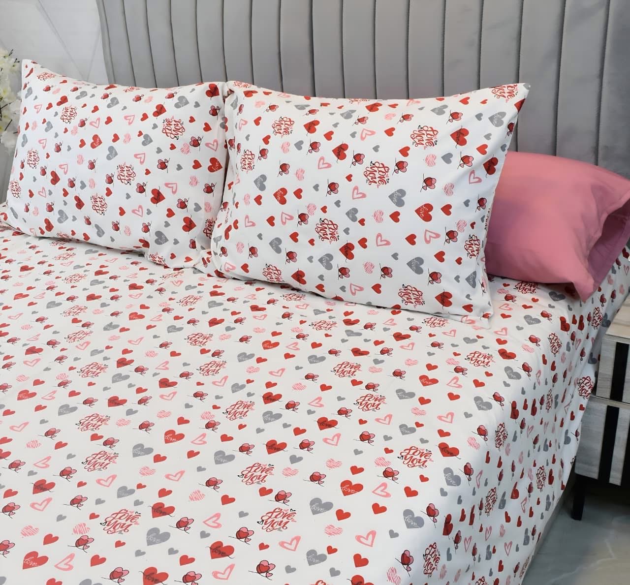 Love Night Bed sheets - 5 pieces