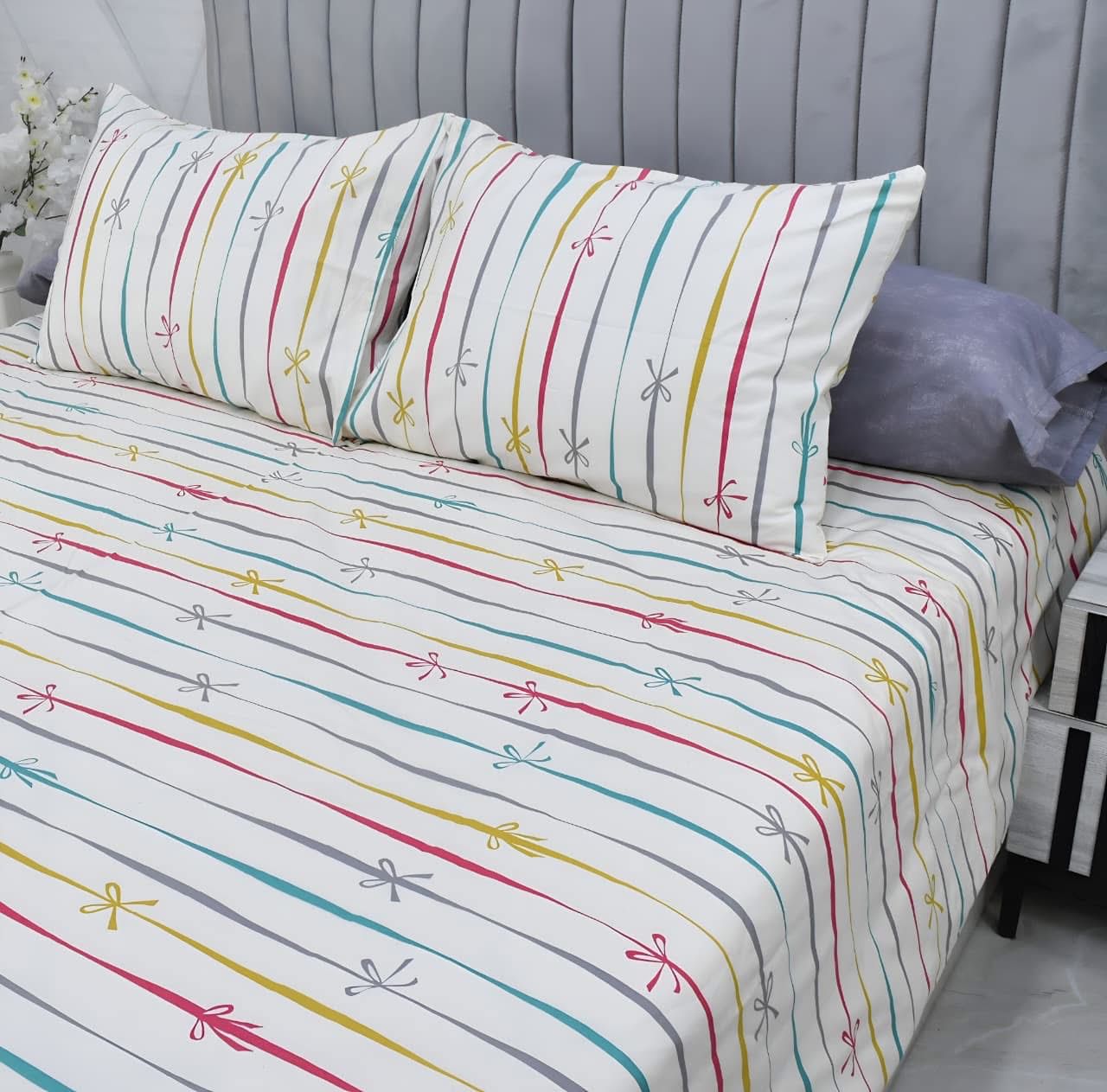 Joy Lines Bed sheets - 5 pieces
