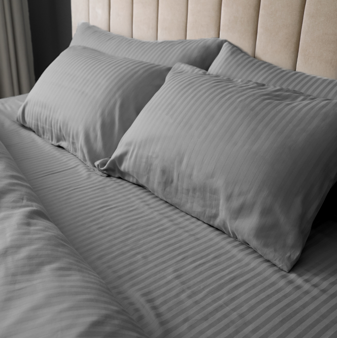 Premium Stripe Bed sheets - 5 pieces - 10 colors