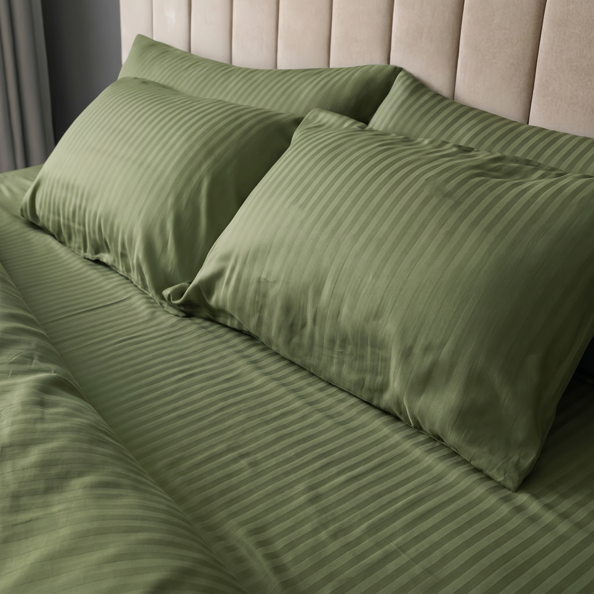 Premium Stripe Bed sheets - 5 pieces - 10 colors