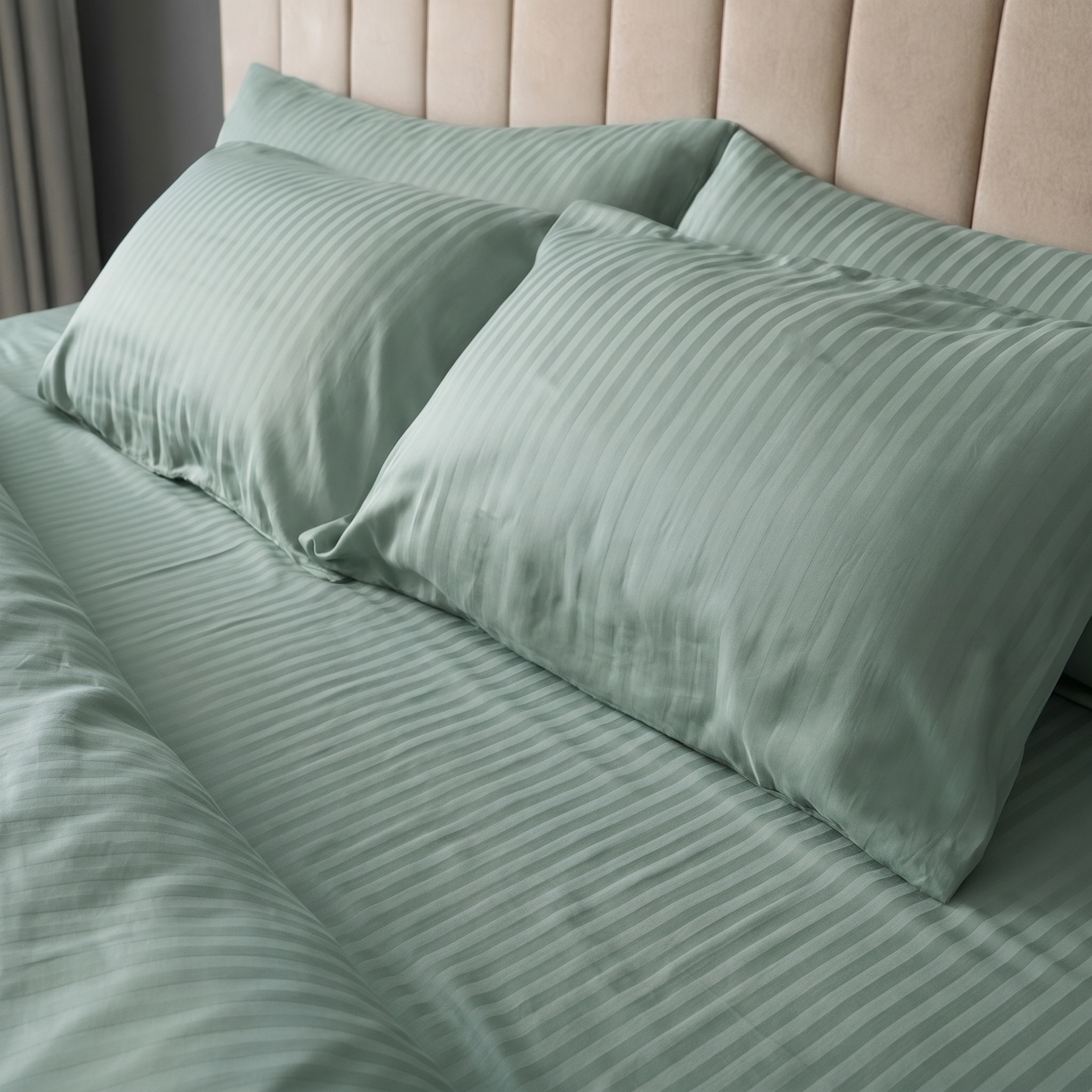 Premium Stripe Bed sheets - 5 pieces - 10 colors